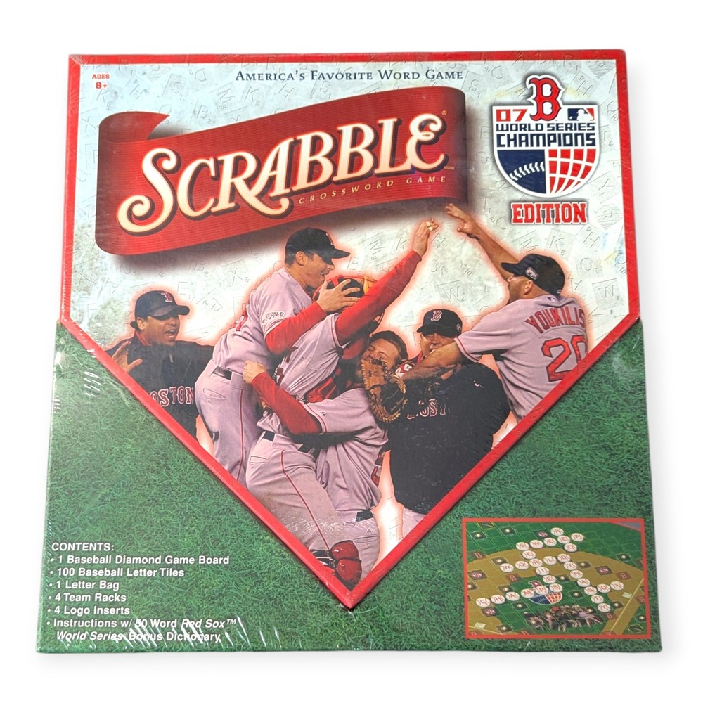 Scrabble 2007 Boston Red Sox World Series‎ Champions Edition MLB Board Game New